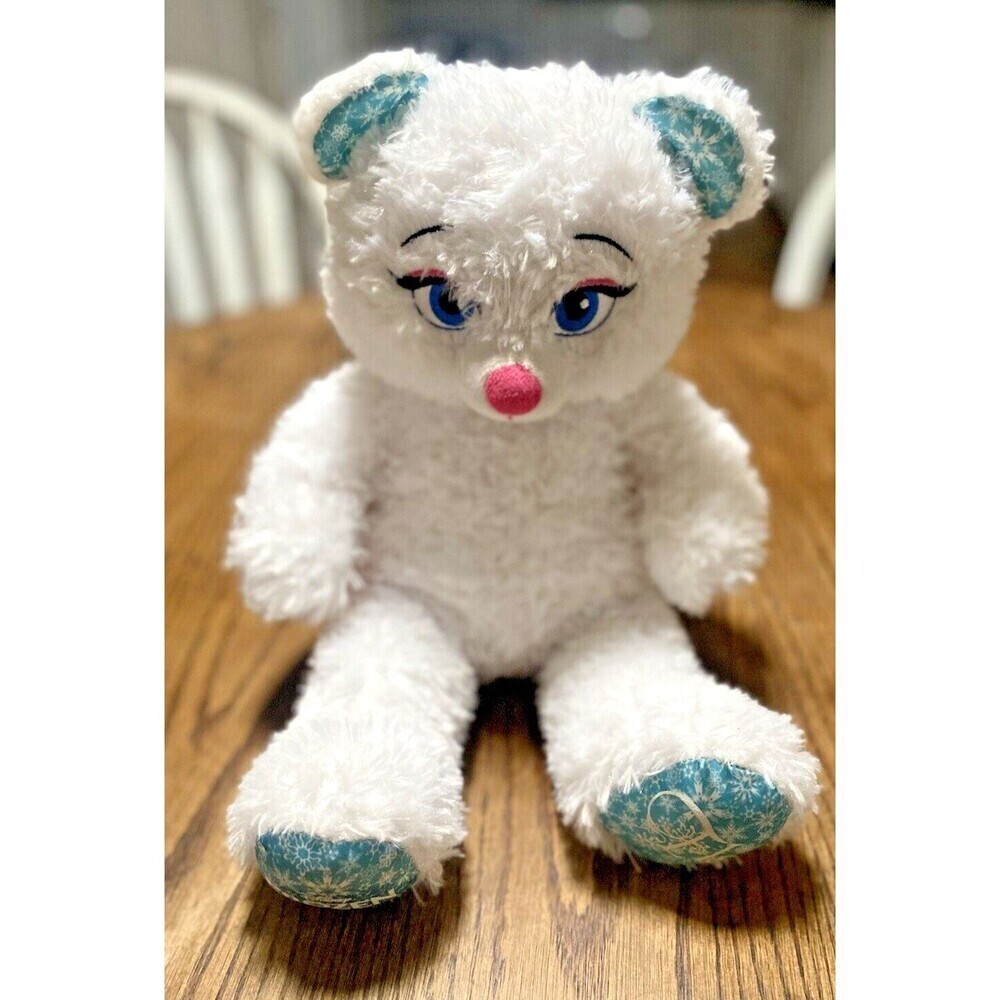 Build A Bear Disney Frozen Elsa 17” Plush Stuffed Animal Bear Sparkles BAB
